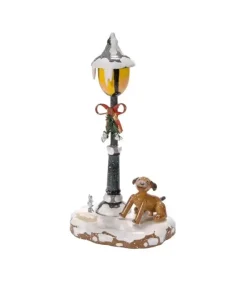Village De Noël Miniature, Chien Sous Reverbere|Hubrig, figurines pour enfant Clearance