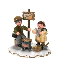 Village De Noël Miniature, Vendeur De Marrons|Hubrig, figurines pour enfant Best