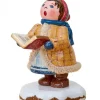 Village De Noël Miniature, Fillette Chantant Noël|Hubrig, figurines pour enfant New