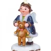 Village De Noël Miniature, Figurine Ange Et Ourson|Hubrig, figurines pour enfant Clearance