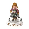 Village De Noël Miniature, Fillettes Sur La Luge|Hubrig, figurines pour enfant Outlet