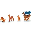 Village De Noël Miniature, 3 Biches Dans LÀ Neige|Hubrig, figurines pour enfant Outlet