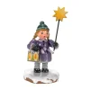 Village De Noël Miniature, Fillette Avec Etoile|Hubrig, figurines pour enfant Outlet