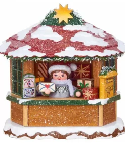 Village Noël Miniature, Chalet Marche De Noël La Poste|Hubrig, figurines pour enfant Clearance
