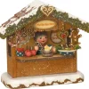 Village Noël Miniature, Chalet Marche De Noël Vendeur De Gateaux|Hubrig, figurines pour enfant Hot