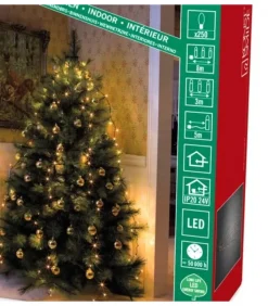 Voile Guirlande Pour Sapin De Noël, 250 Diodes Led|Konstsmide, guirlandes lumineuses de Noël New