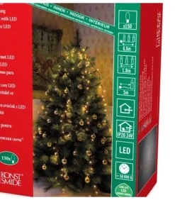 Voile Guirlande Pour Sapin De Noël, 150 Diodes Led|Konstsmide, guirlandes lumineuses de Noël Online